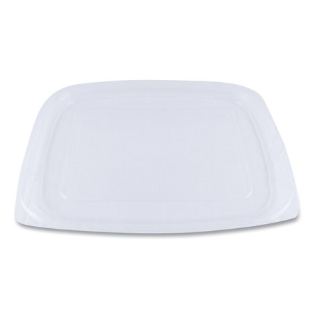 WORLD CENTRIC PLA Rectangular Deli Container Lids, 6.5 x 7.5 x 0.3, Clear, PK600 RDLCS24
